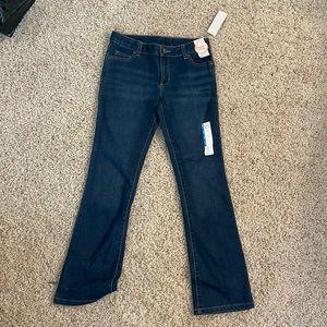 Wonder Nation Size 12 Dark Wash Bootcut Blue Jeans